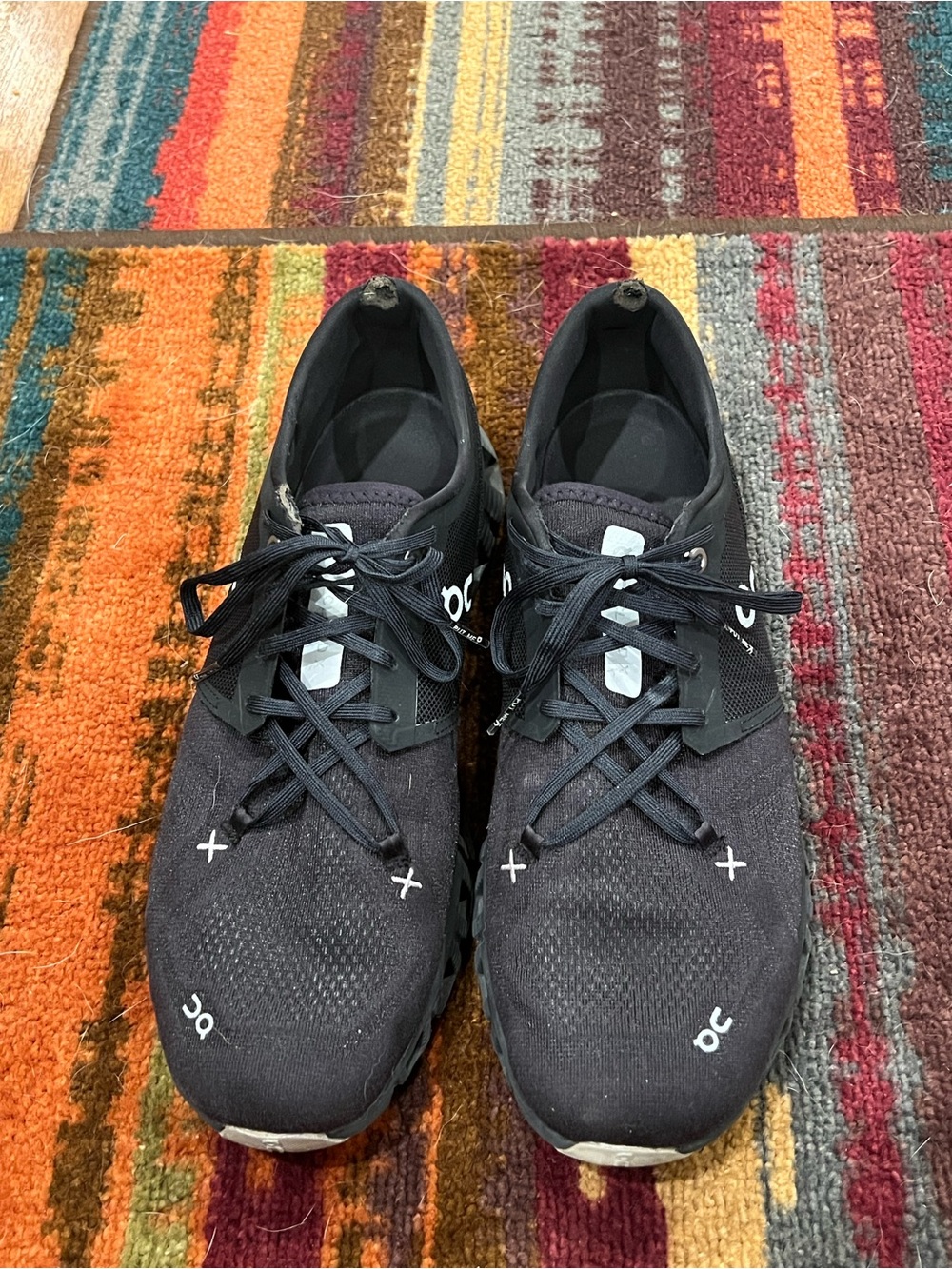 On Running Black Men's Athletic Lace-Up Trainers